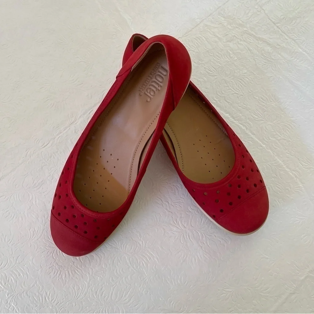 Hotter Comfort Concepts Livvy Red Leather Walking Shoe